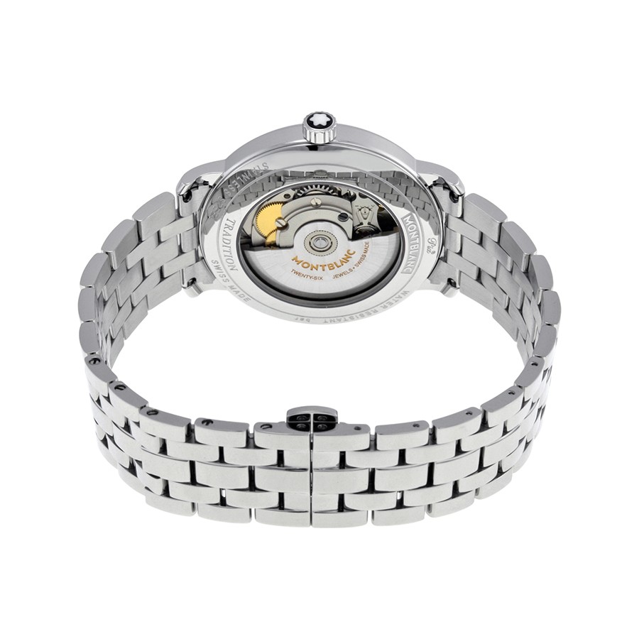 IMG_9086 Montblanc 112632 Tradition Mens Automatic Stainless Steel 3