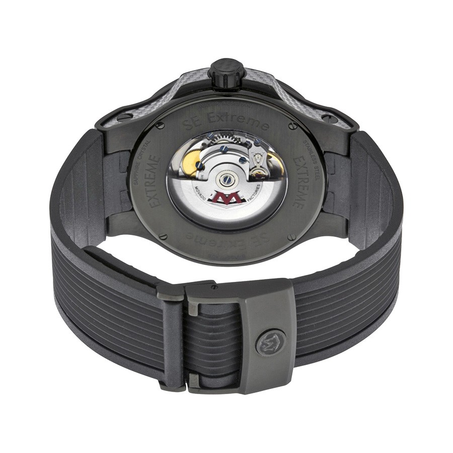 IMG_9086 Movado 0606492 Mens Automatic Black PVD Stainless Steel and Texalium 3