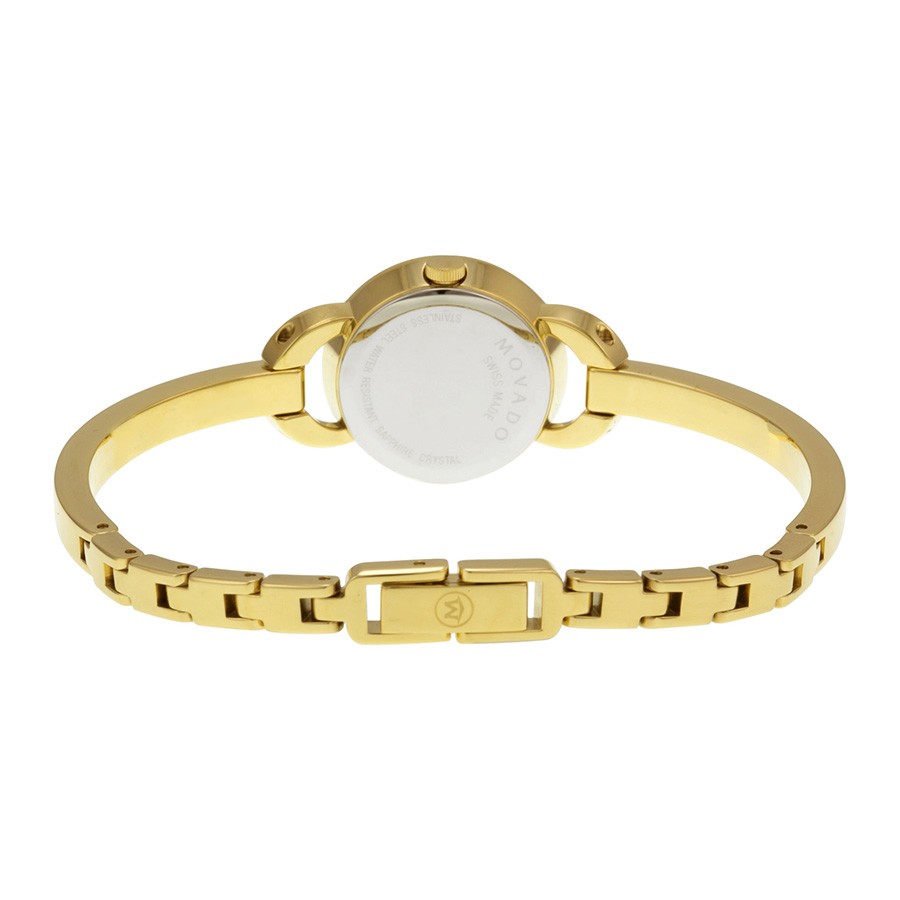IMG_9086 Movado 0606888 Ladies Quartz Yellow Gold PVD Stainless Steel 3
