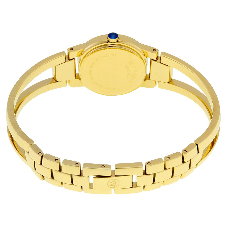 IMG_9086 Movado 0606946 Ladies Quartz Yellow Gold PVD Stainless Steel 3