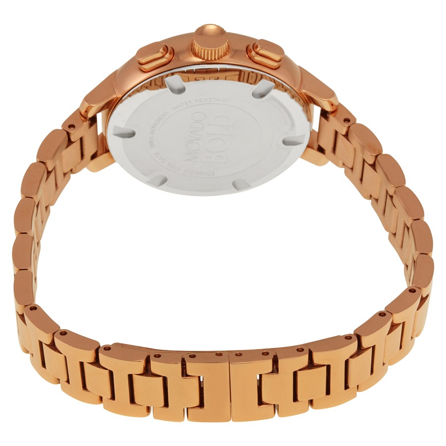 IMG_9086 Movado 3600240 Ladies Quartz Rose Gold IP Stainless Steel 3