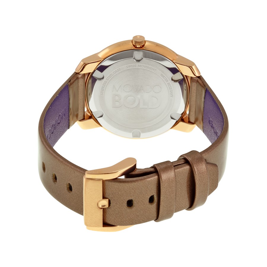 Movado 3600313 Ladies Quartz Rose Gold Ion-plated Stainless Steel 3