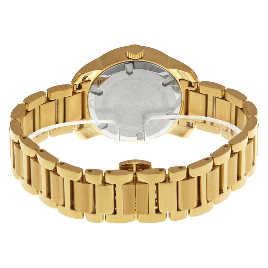 IMG_9086 Movado 3600323 Ladies Quartz Yellow Gold-tone Stainless Steel 3