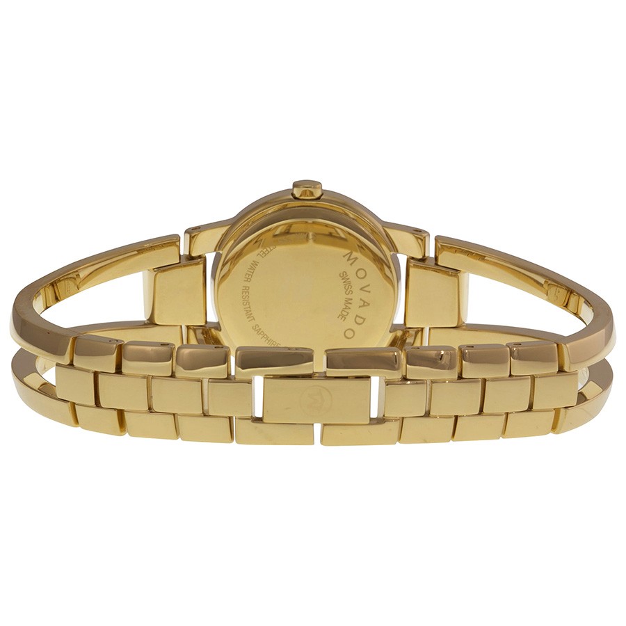 IMG_9086 Movado 0604984 Amorosa Ladies Quartz Gold-tone Stainless Steel 3