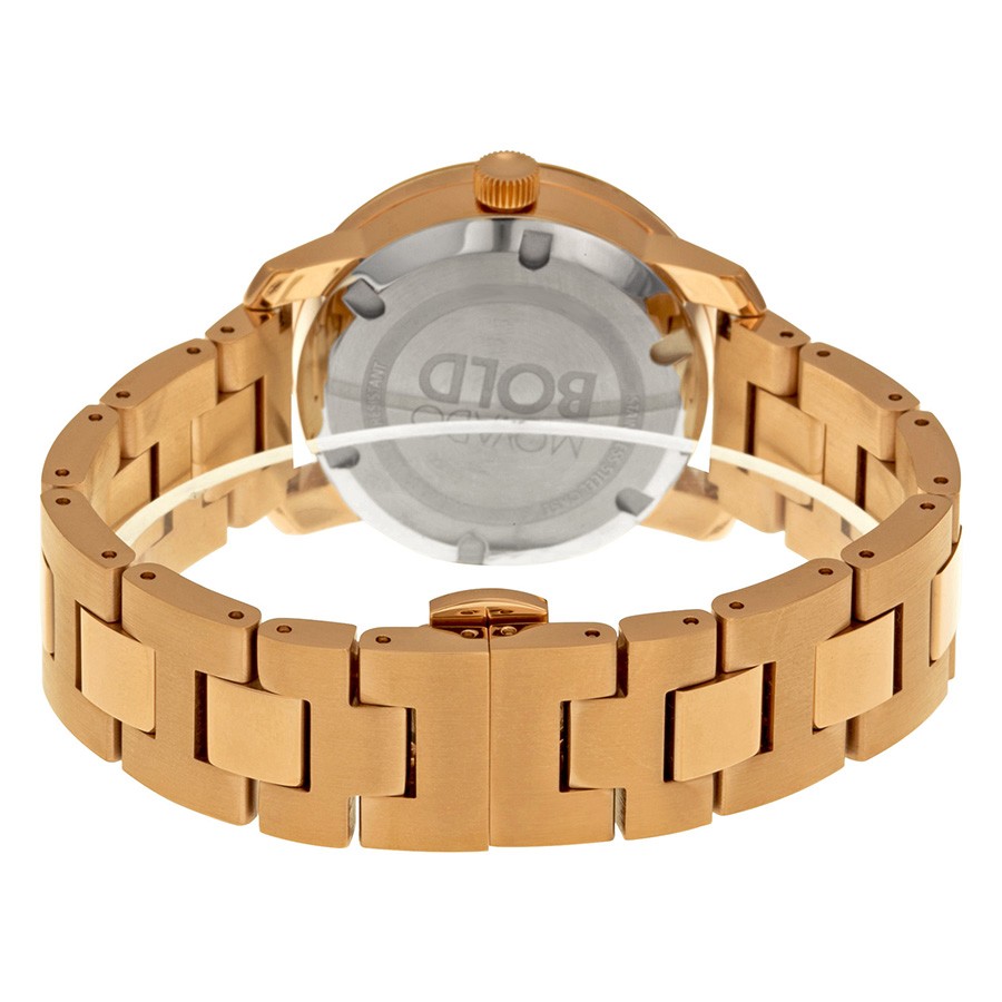 IMG_9086 Movado 3600086 Bold Ladies Quartz Polished Rose Gold Tone Stainless Steel 3