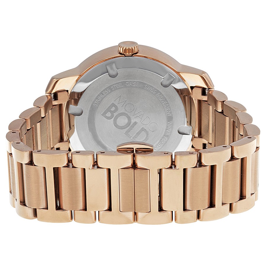 IMG_9086 Movado 3600200 Bold Mens Rose Gold Ion-plated Stainless Steel 3
