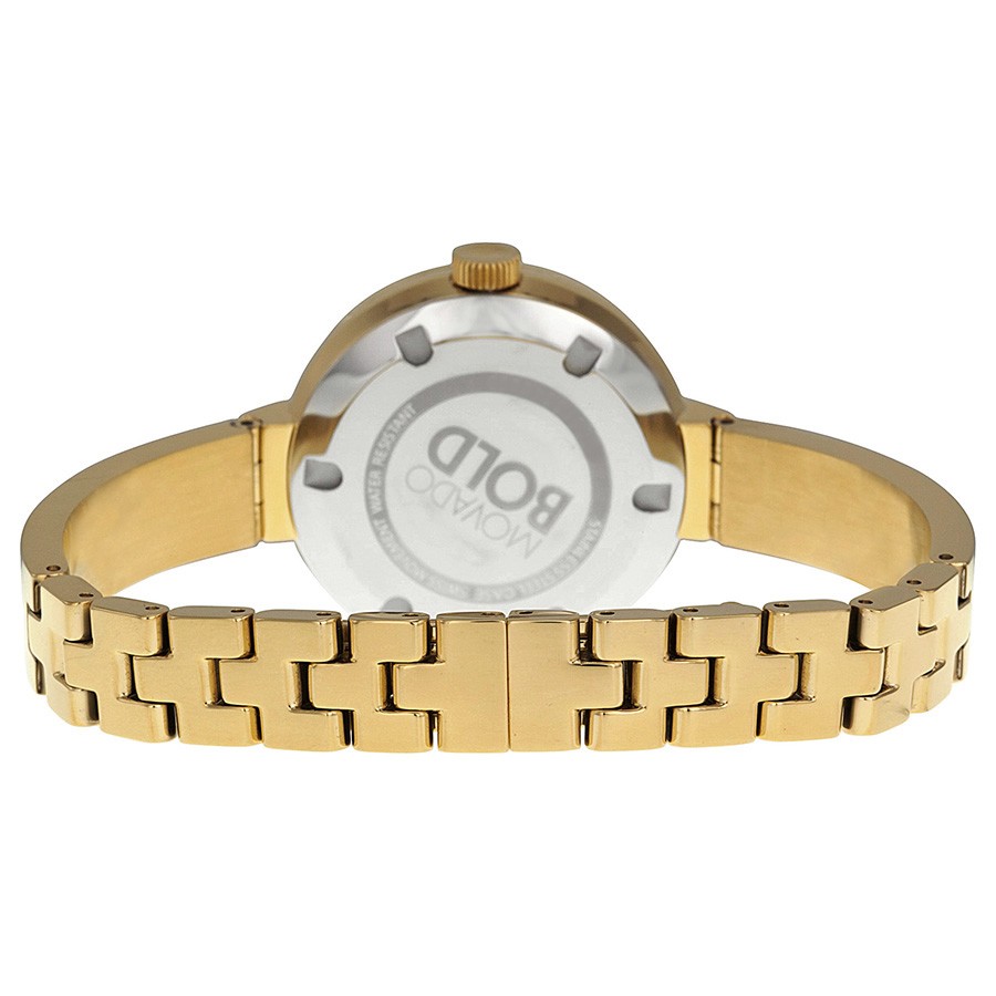 IMG_9086 Movado 3600201 Bold Ladies Quartz Gold Ion-plated Stainless Steel 3