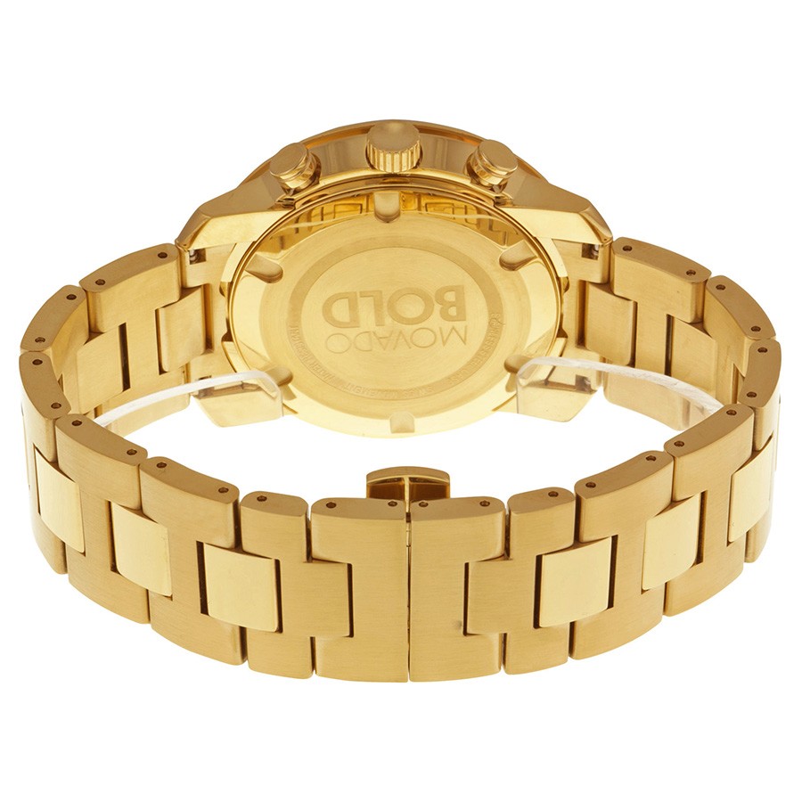 IMG_9086 Movado 3600278 Bold Mens Quartz Yellow Gold Ion-Plated Stainless Steel 3