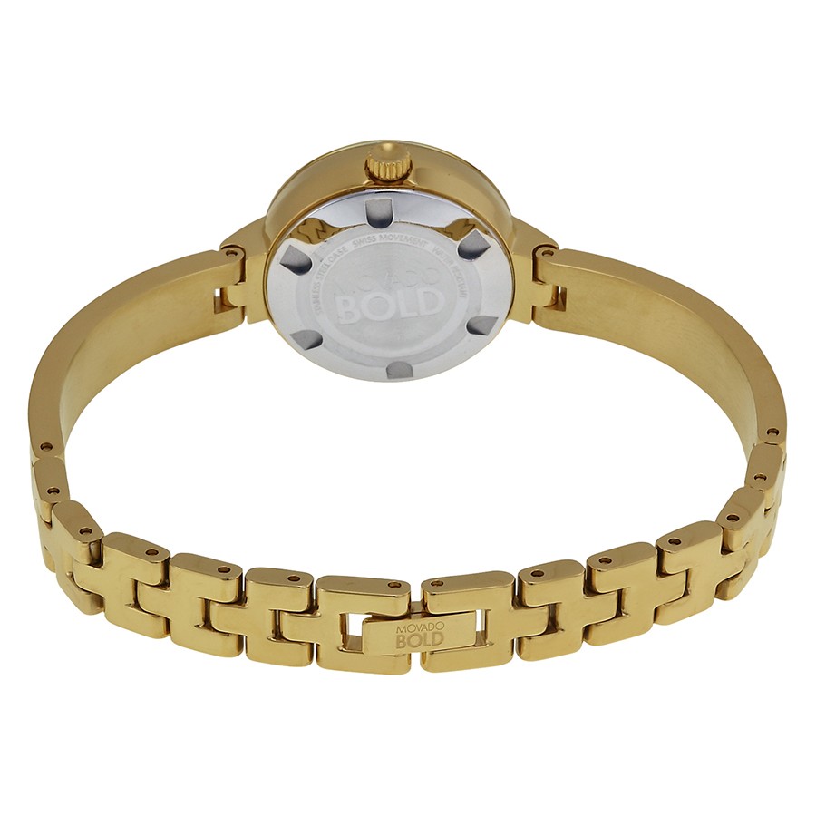 IMG_9086 Movado 3600285 Bold Ladies Quartz Yellow Gold Ion-Plated Stainless Steel 3