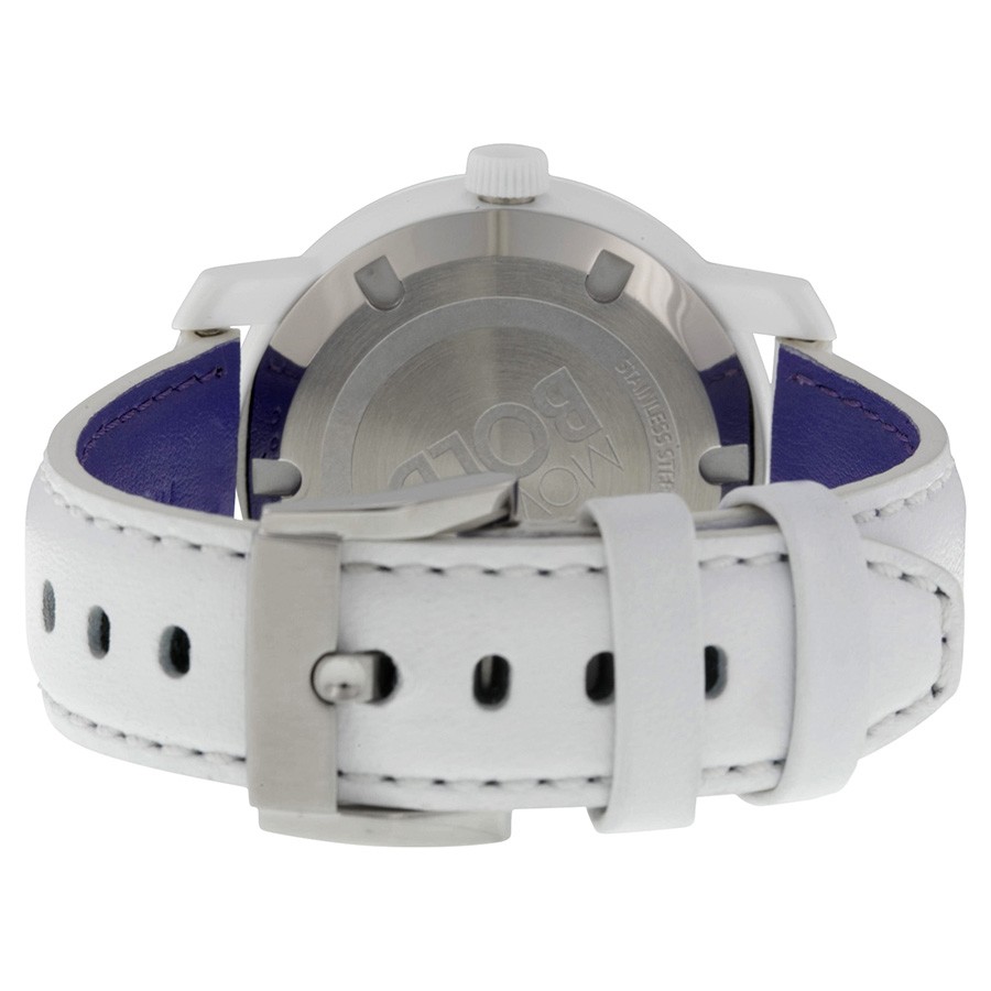IMG_9086 Movado 10493 Bold Ladies Quartz Stainless Steel and White TR90 Composite 3