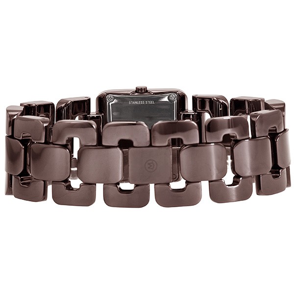 IMG_9086 Movado 0606574 Luma Ladies Quartz Brown PVD Stainless Steel 3