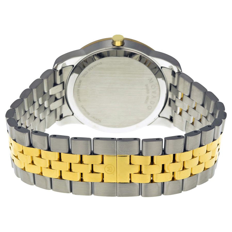 IMG_9086 Movado 0606605 Museum Mens Quartz Two-tone Stainless Steel 3