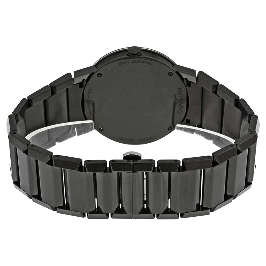 IMG_9086 Movado 0606307 Sapphire Mens Quartz Black PVD Stainless Steel 3