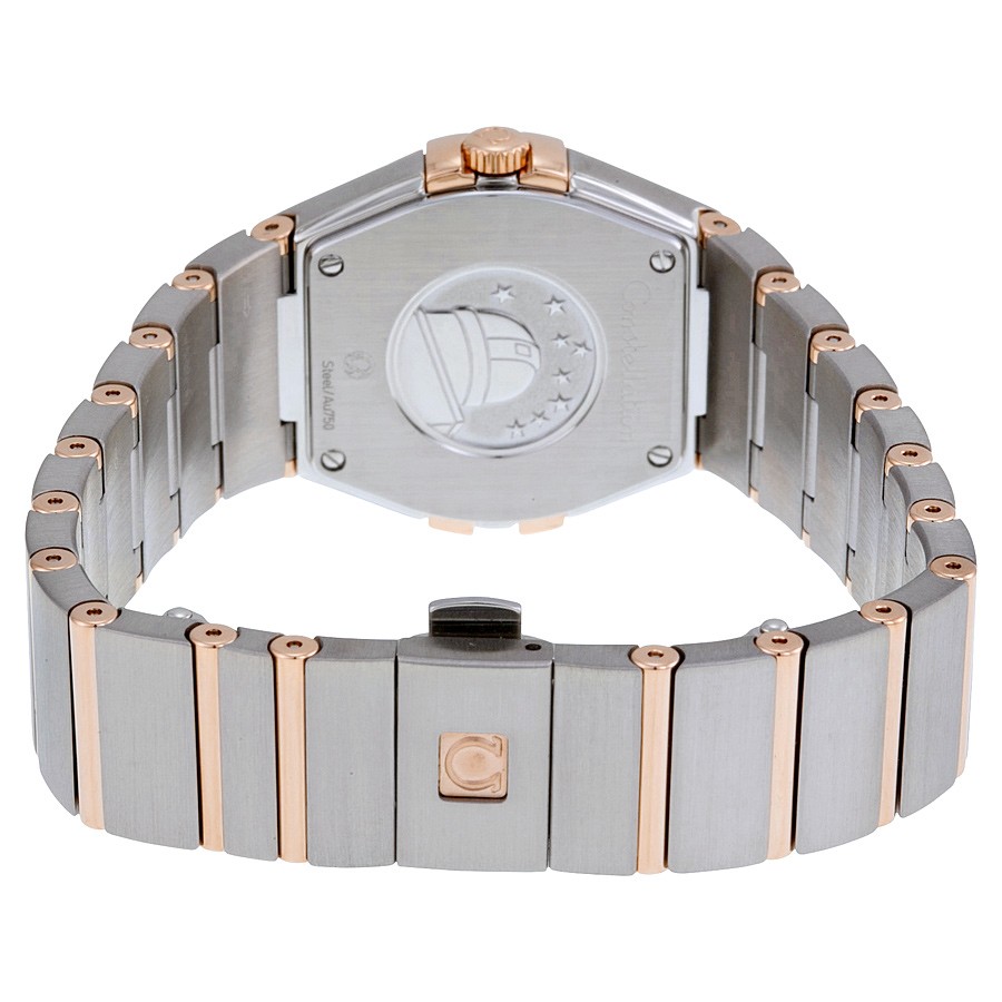 IMG_9086 Omega 123.20.27.60.57.004 Constellation Ladies Quartz Stainless Steel and 18K Rose Gold 3