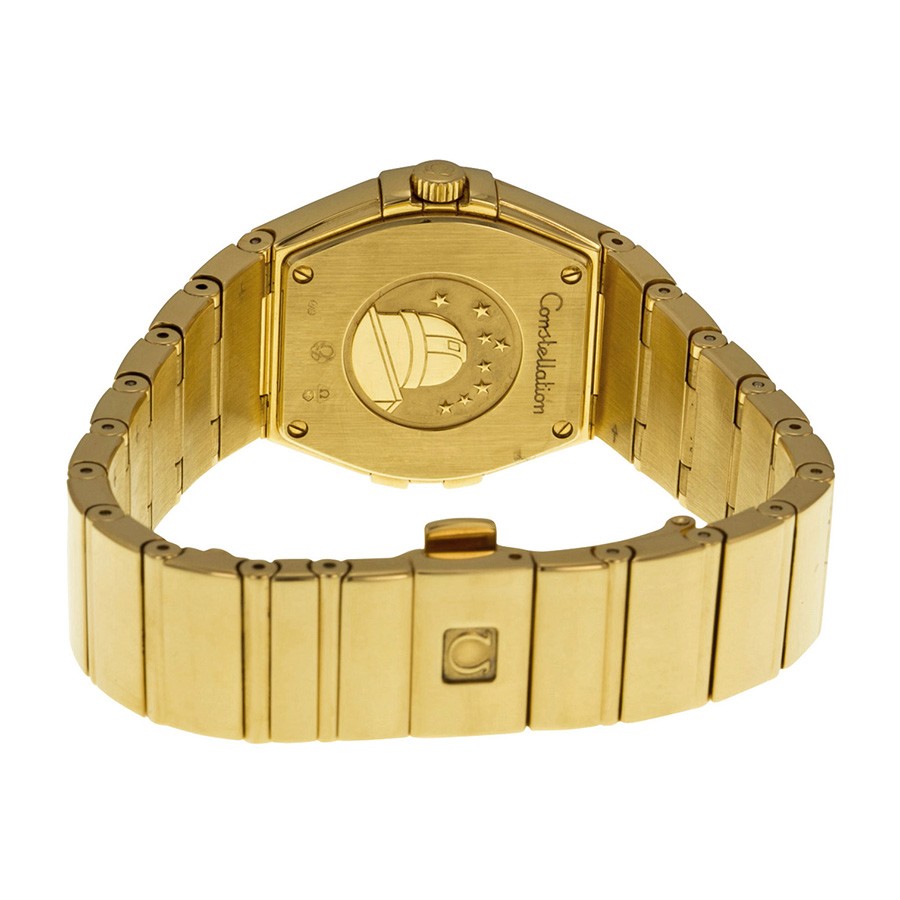 IMG_9086 Omega 12350276005004 Constellation Ladies Quartz 18kt Yellow Gold 3