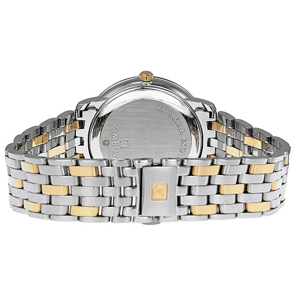 IMG_9086 Omega 4374.1100 DeVille Mens Automatic Stainless Steel and 18k Yellow Gold 3