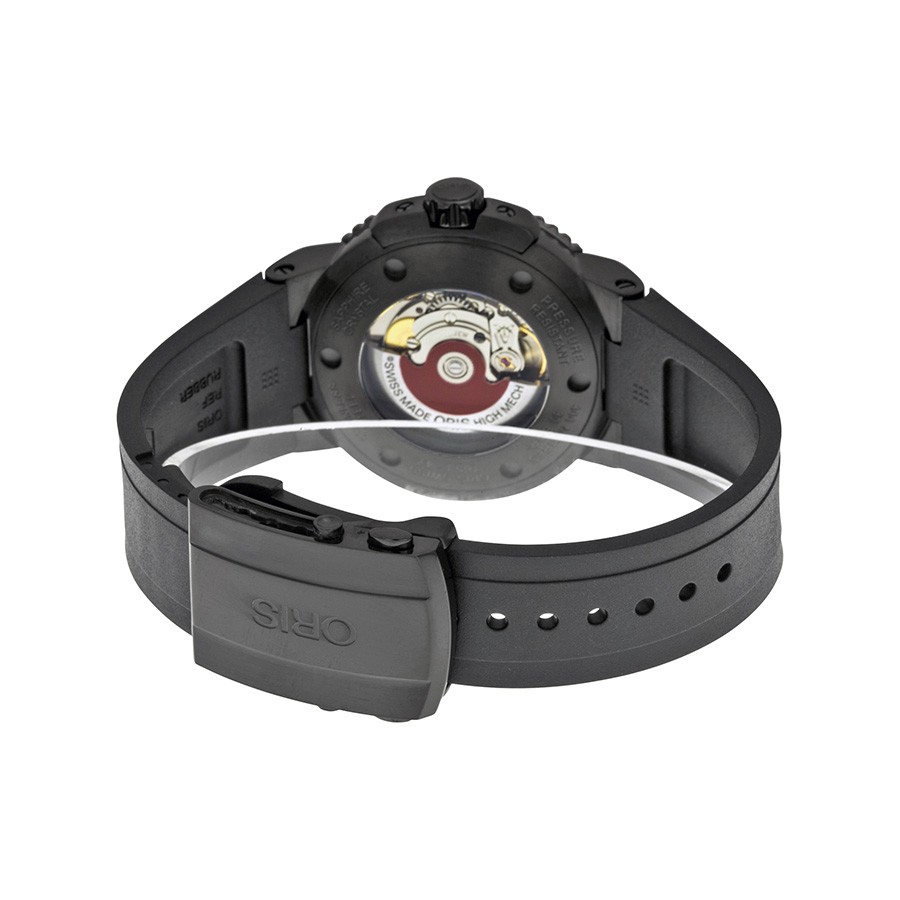 IMG_9086 Oris 01 733 7653 4725RS Mens Automatic Black DLC-coated Stainless Steel 3
