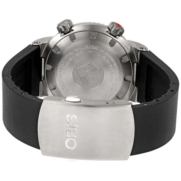 IMG_9086 Oris 649-7541-7164RS Mens Automatic Titanium 3