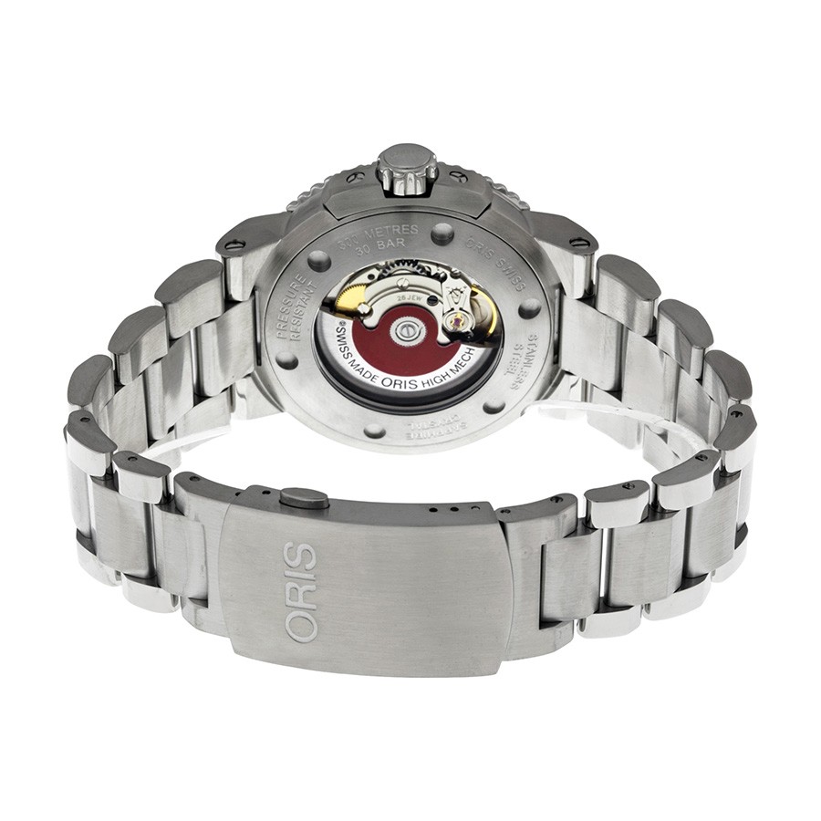 IMG_9086 Oris 01 733 7653 4153-07 8 26 01PEB Aquis Mens Automatic Stainless Steel 3