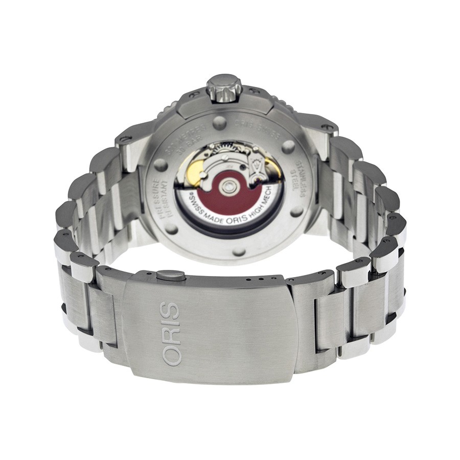 IMG_9086 Oris 01 733 7653 4156-07 8 26 01PEB Aquis Mens Automatic Stainless Steel 3
