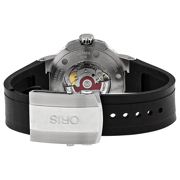 IMG_9086 Oris 733-7653-4159RS Aquis Mens Automatic Stainless Steel 3