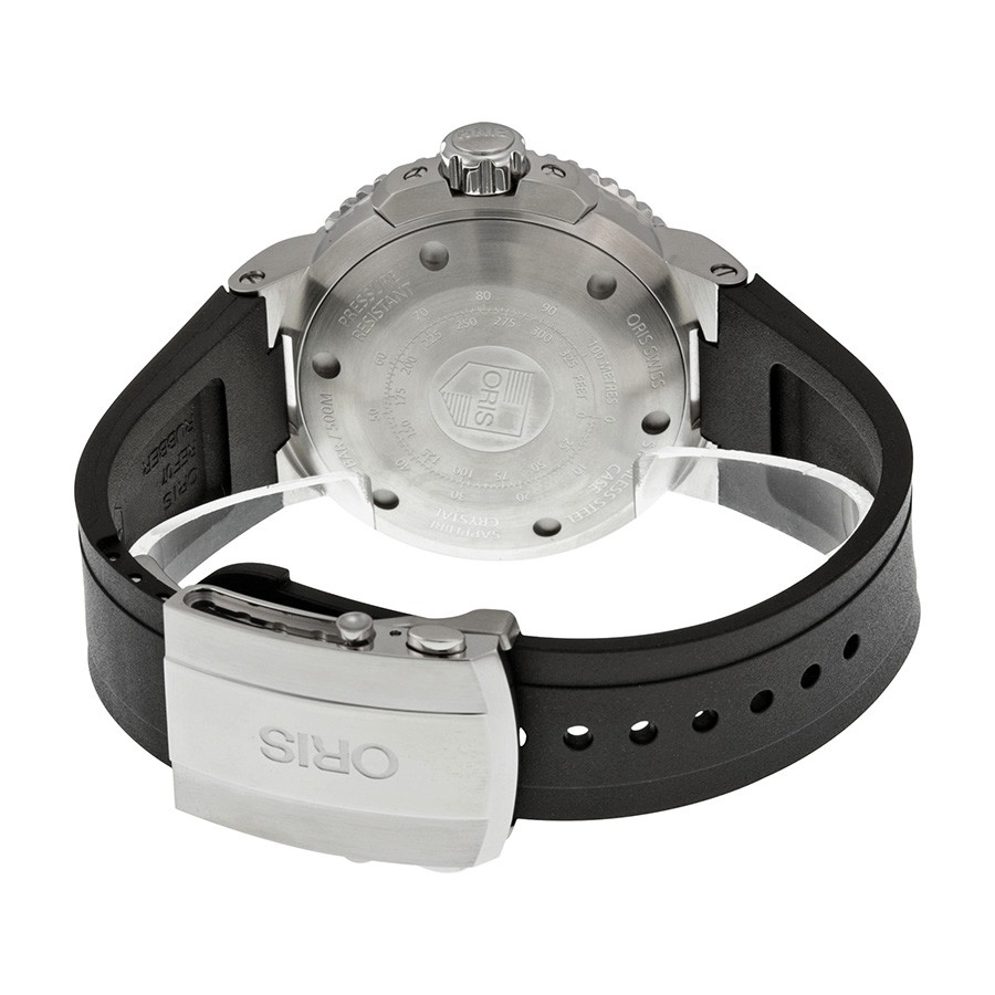 IMG_9086 Oris 743-7673-4157RS Aquis Mens Automatic Stainless Steel 3