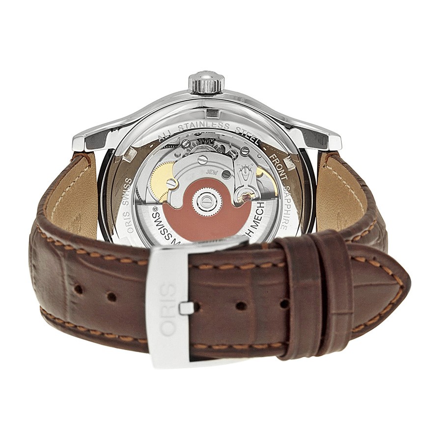IMG_9086 Oris 733-7578-4031LS Classic Mens Automatic Stainless Steel 3
