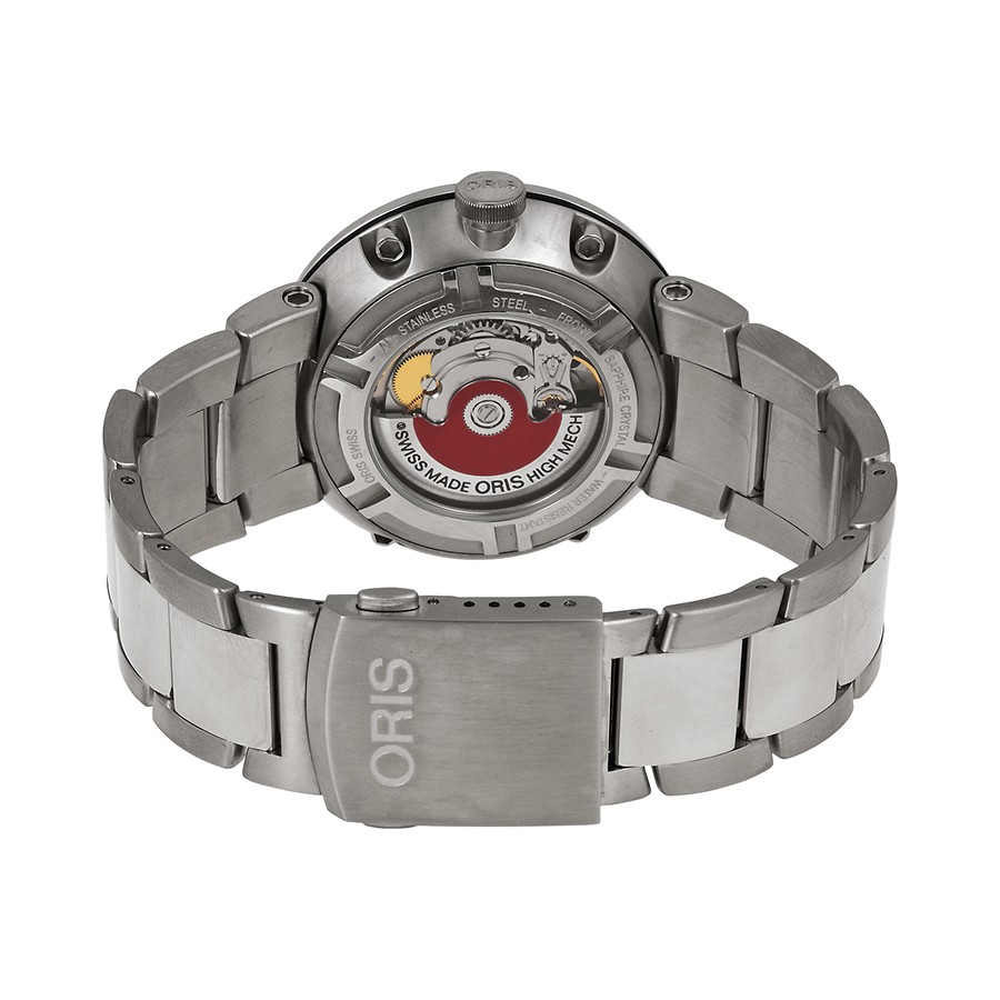 IMG_9086 Oris 735-7651-4163MB TT1 Mens Automatic Stainless Steel 3
