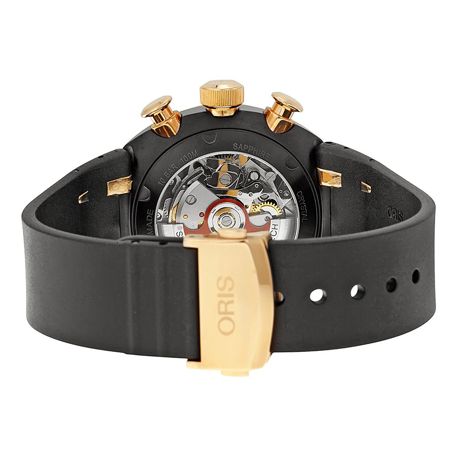 IMG_9086 Oris 01 674 7587 7764 07 4 28 03R TT3 Mens Automatic Black Titanium and Rose Gold 3