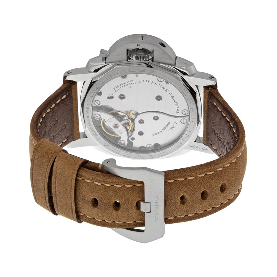 IMG_9086 Panerai PAM00557 Luminor 1950 Mens Hand Wind Stainless Steel 3