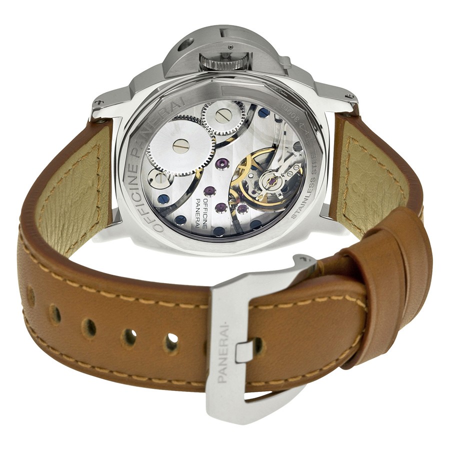 IMG_9086 Panerai PAM00111 Luminor Mens Hand Wind Stainless Steel 3