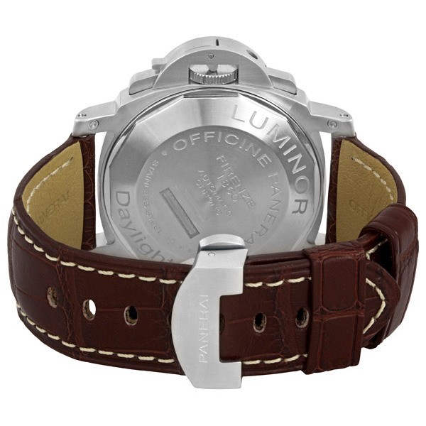 IMG_9086 Panerai PAM00251 Luminor Mens Automatic Brushed Steel 3