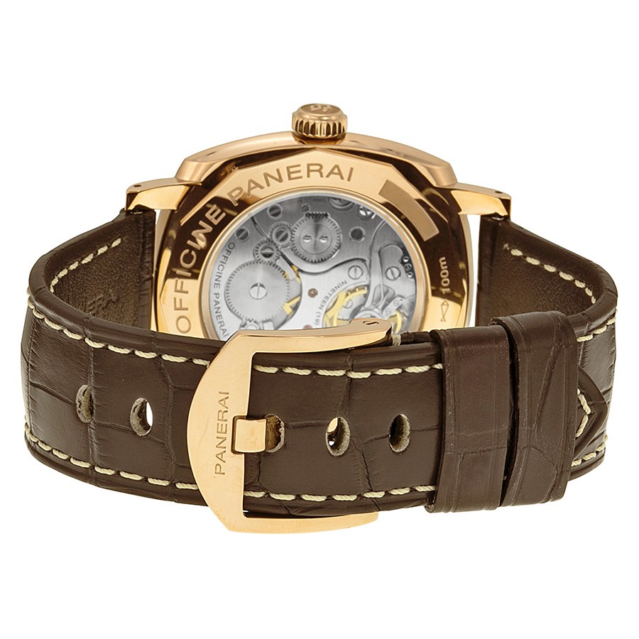 IMG_9086 Panerai PAM00513 Radiomir 1940 Mens Hand Wind 18kt Rose Gold 3
