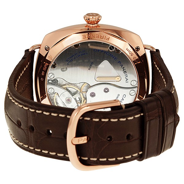 IMG_9086 Panerai PAM00421 Radiomir Mens Hand Wind 18kt Rose Gold 3