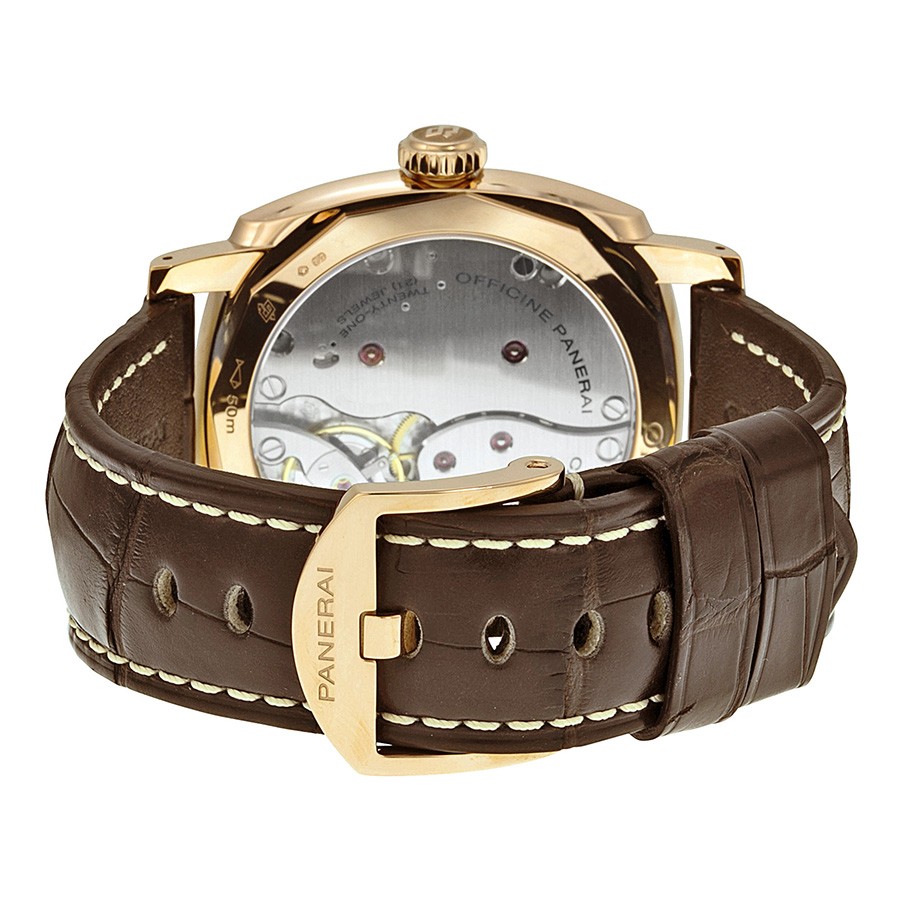 IMG_9086 Panerai PAM00515 Radiomir Mens Hand Wind 18kt Rose Gold 3