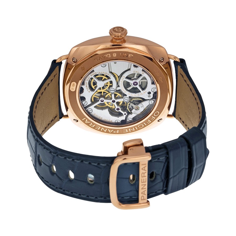 IMG_9086 Panerai PAM00538 Radiomir Mens Hand Wind 18Kt Red Gold 3