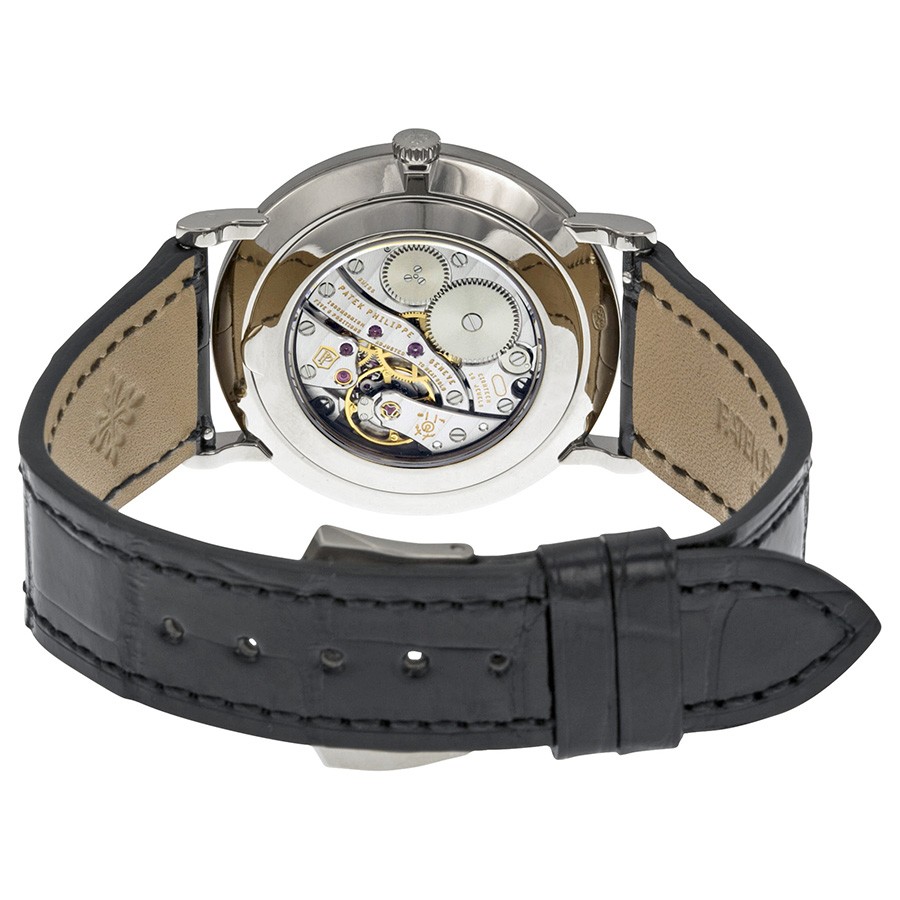 IMG_9086 Patek Philippe 5119G Calatrava Mens Hand Wind 18 kt White Gold 3