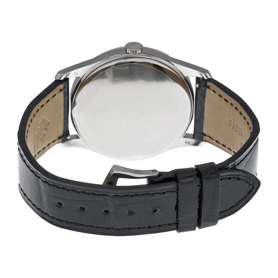 IMG_9086 Patek Philippe 5196G/001 Calatrava Mens Hand Wind 18 kt White Gold 3