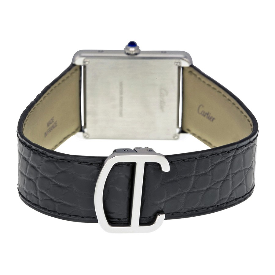 IMG_9086 Cartier W5200003 Tank Mens Quartz Stainless Steel 3