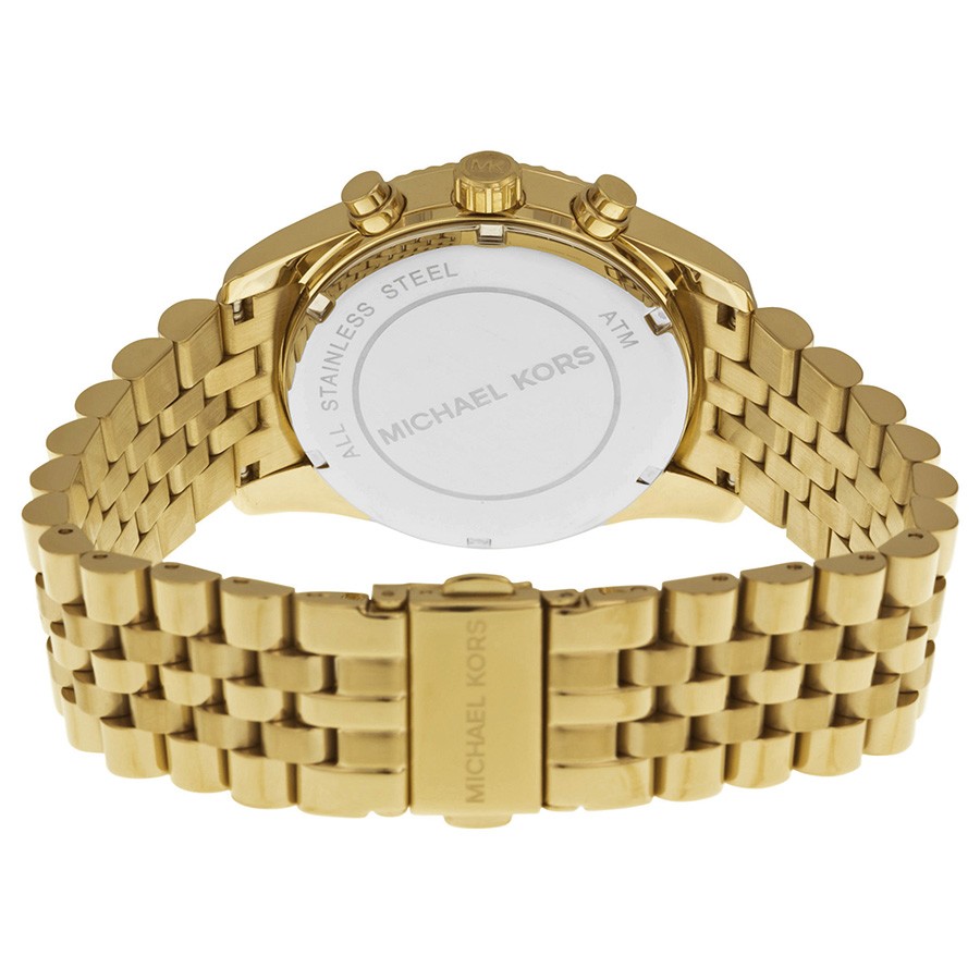 IMG_9086 Michael Kors MK5556 Lexington Ladies Quartz Gold PVD Stainless Steel 3