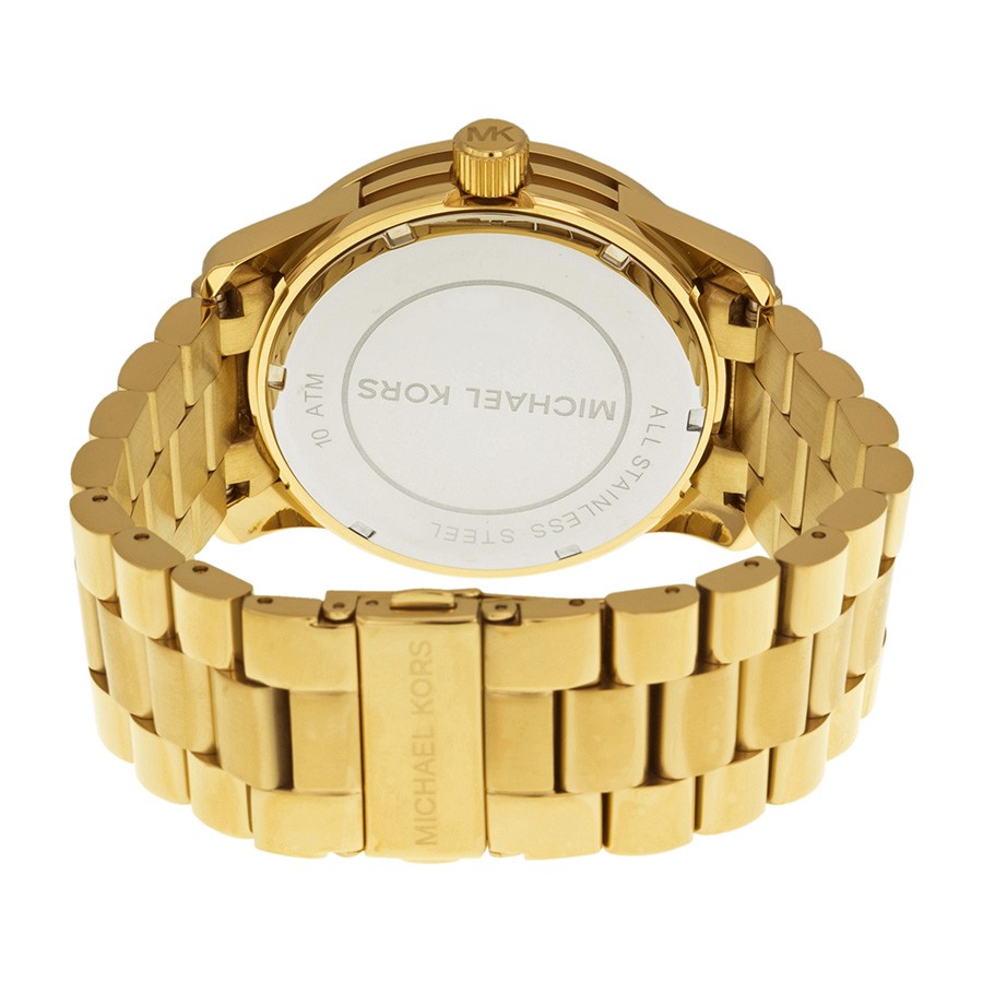 IMG_9086 Michael Kors MK5706 Runway Ladies Quartz Gold-tone Stainless Steel 3