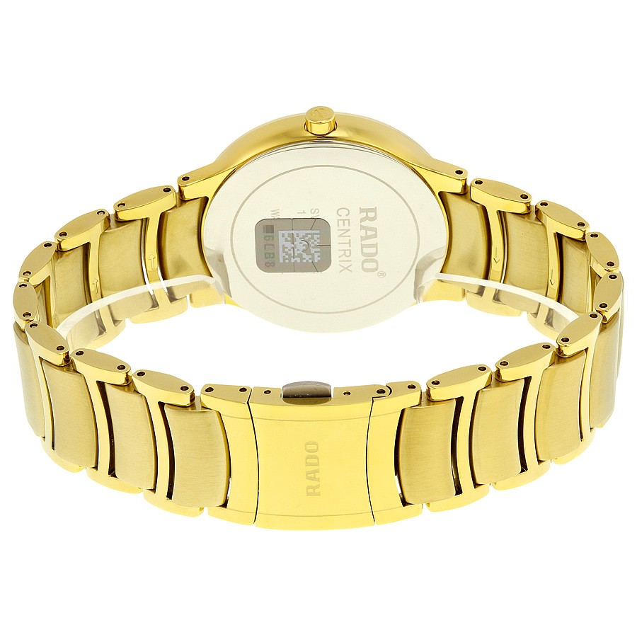 IMG_9086 Rado R30527253 Centrix Mens Quartz Yellow Gold-plated Stainless Steel 3