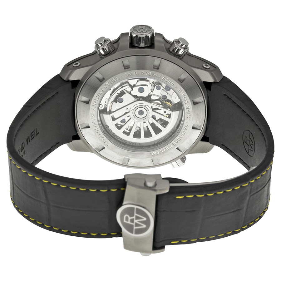 IMG_9086 Raymond Weil 7850-TIR-05207 Mens Automatic Stainless Steel and Titanium 3