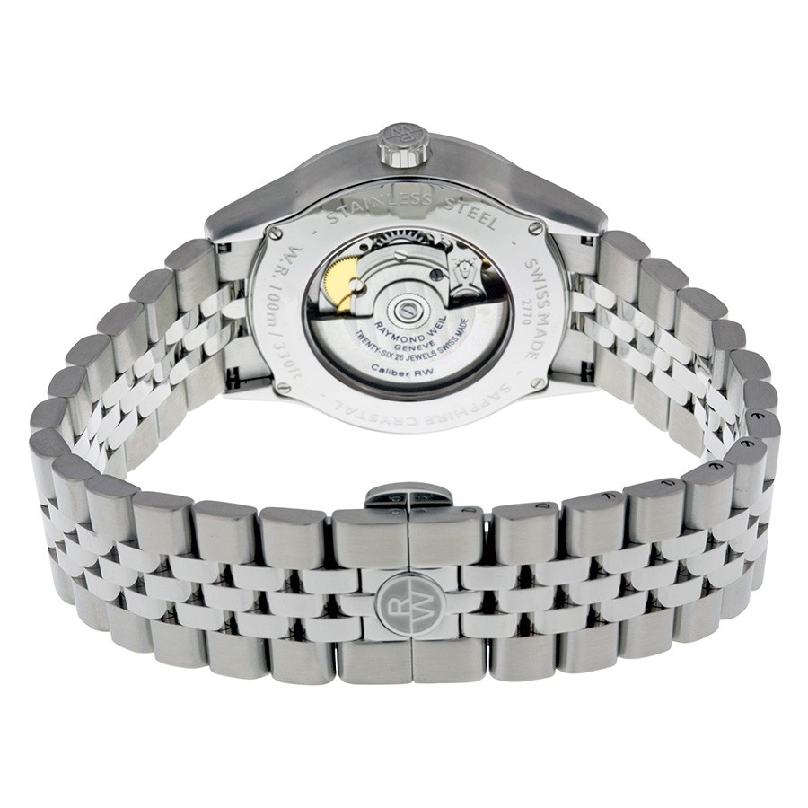 IMG_9086 Raymond Weil 2770-ST5-20021 Freelancer Mens Automatic Stainless Steel 3