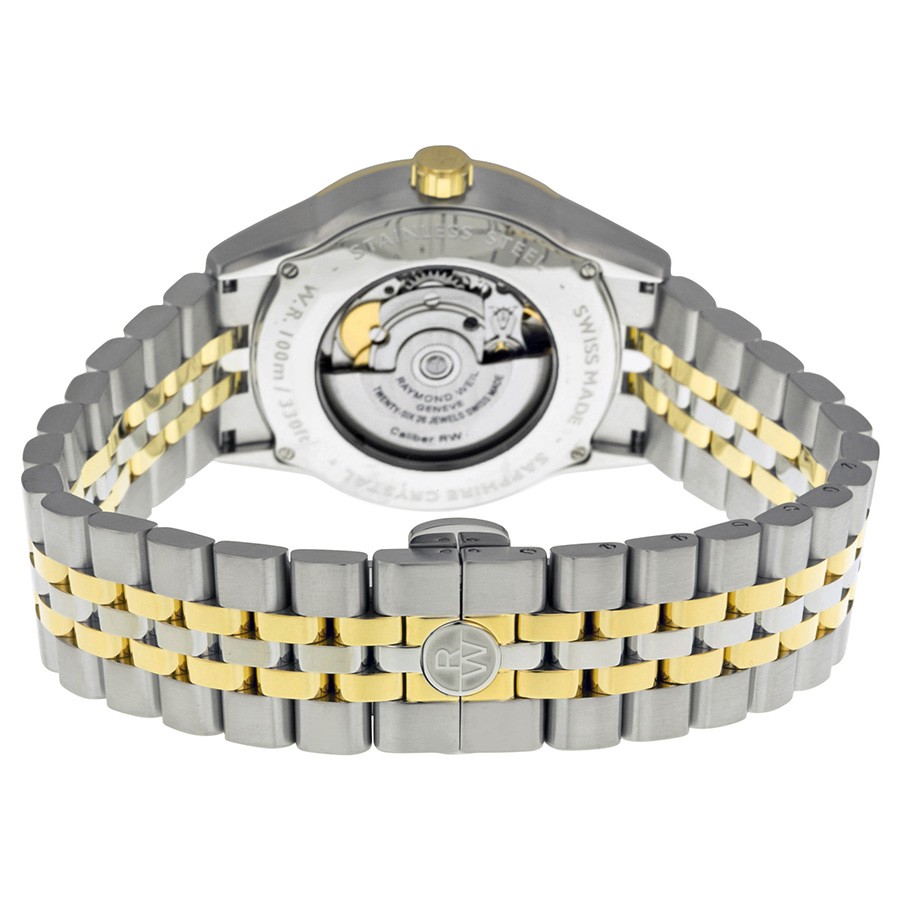 IMG_9086 Raymond Weil 2770-STP-65021 Freelancer Mens Automatic Stainless Steel and Gold 3