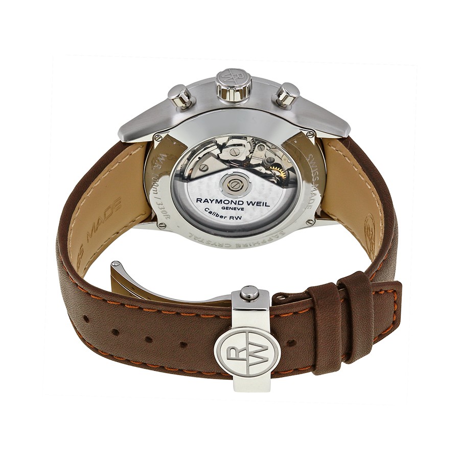 IMG_9086 Raymond Weil 7730-STC-05600 Freelancer Mens Hand Wind Stainless Steel 3