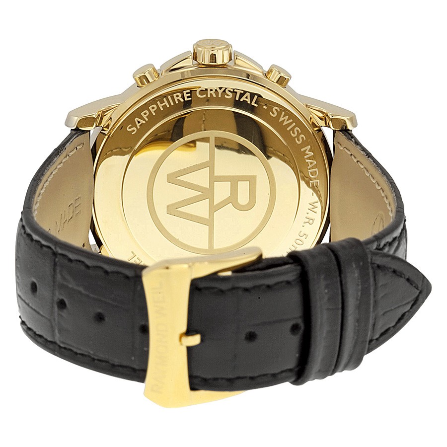 IMG_9086 Raymond Weil 4476-PC-00800 Tradition Mens Quartz Gold PVD Steel 3