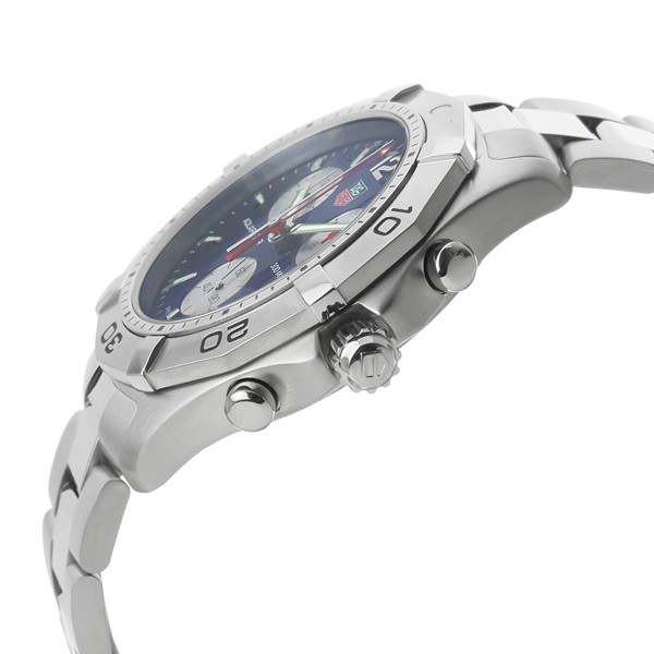 IMG_9086 Tag Heuer CAF1112.BA0803 Aquaracer Mens Quartz Stainless Steel 3