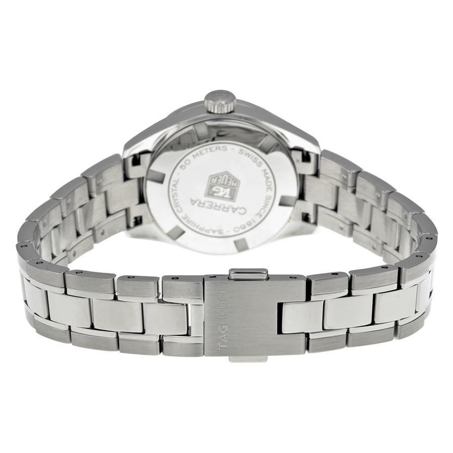 IMG_9086 Tag Heuer WV1410.BA0793 Carrera Ladies Quartz Polished Steel 3