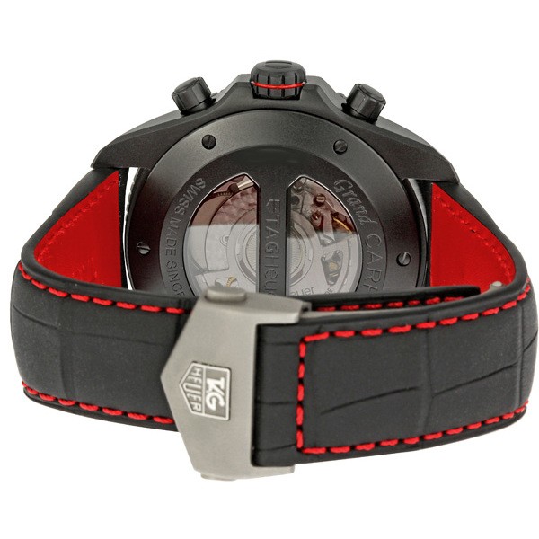 IMG_9086 Tag Heuer CAV518B.FC6237 Grand Carrera Mens Automatic Titanium-coated stainless steel case 3